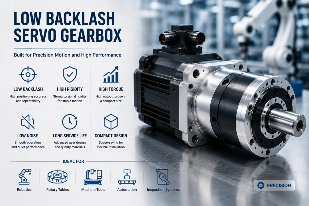 low backlash servo gearbox for automation